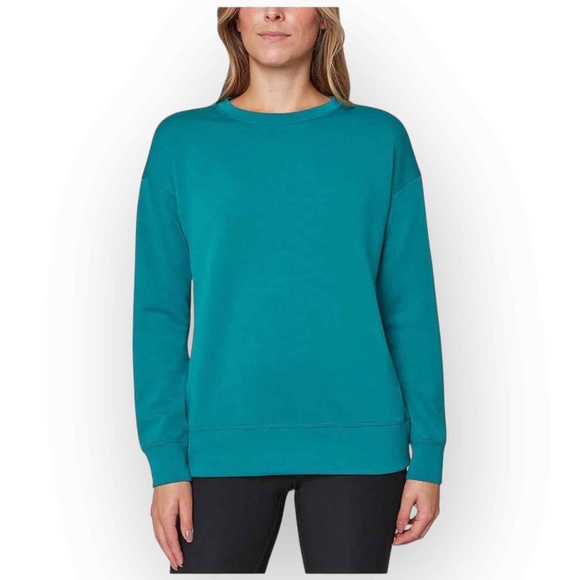 Mondetta Women’s Midweight Long Sleeve Crewneck Scuba Sweatshirt - Small 404 - Picture 1 of 9